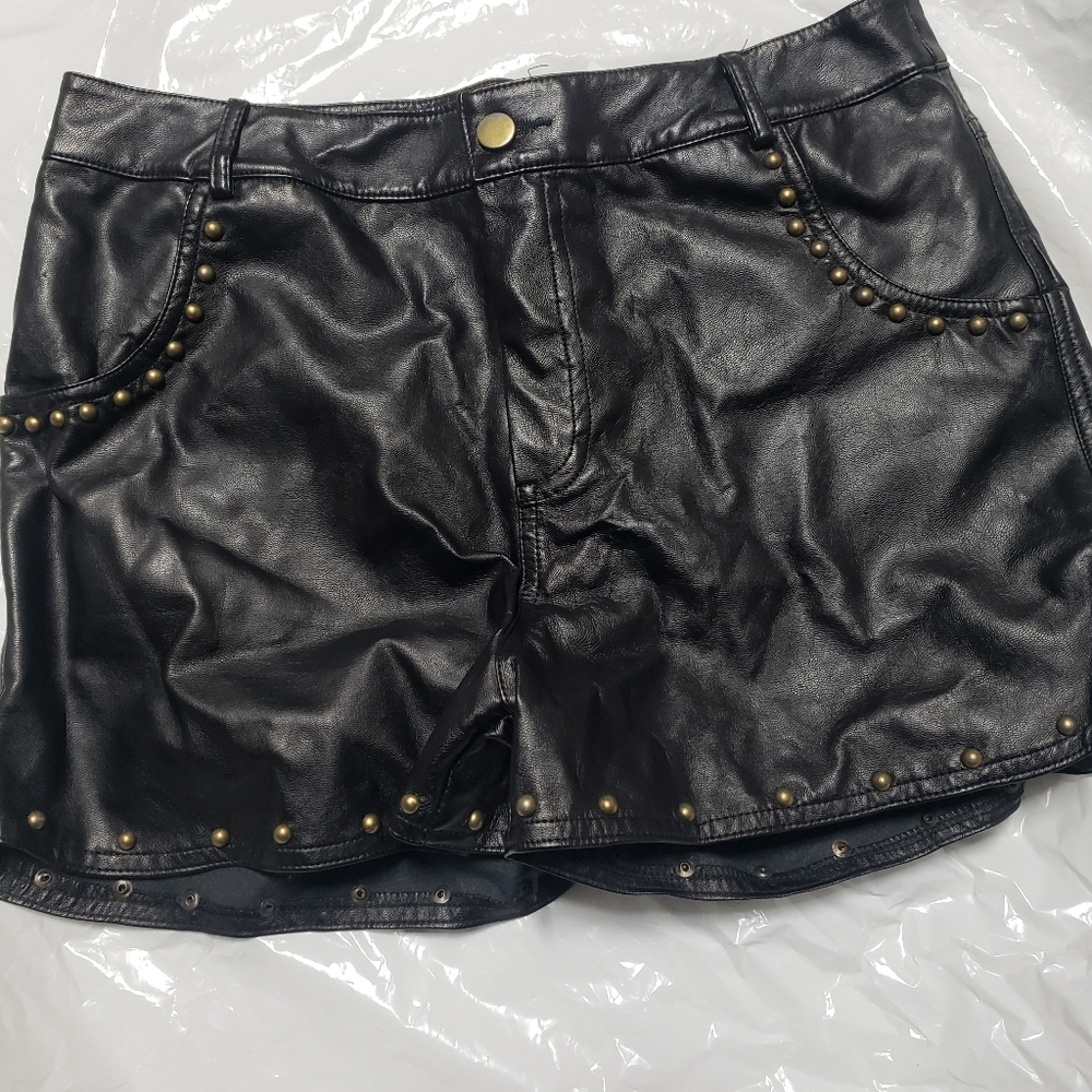 Leather Shorts